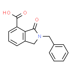 ChemSpider 2D Image | 2-Benzyl-3-oxo-4-isoindolinecarboxylic acid | C16H13NO3