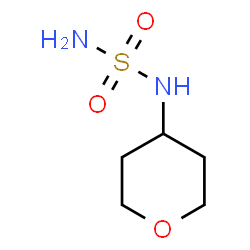 ChemSpider 2D Image | N-(Tetrahydro-2H-pyran-4-yl)sulfuric diamide | C5H12N2O3S