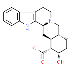 ChemSpider 2D Image | yohimbic acid | C20H24N2O3