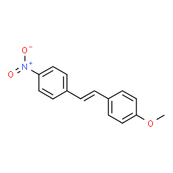 ChemSpider 2D Image | Anisole, p-(p-nitrostyryl)-, (E)- | C15H13NO3