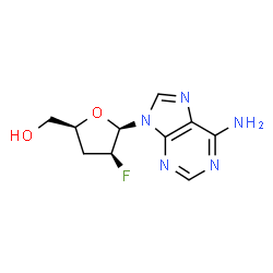 ChemSpider 2D Image | Lodenosine | C10H12FN5O2