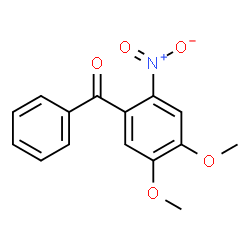 ChemSpider 2D Image | (4,5-Dimethoxy-2-nitrophenyl)(phenyl)methanone | C15H13NO5