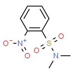 ChemSpider 2D Image | N,N-Dimethyl-2-nitrobenzenesulfonamide | C8H10N2O4S