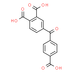 ChemSpider 2D Image | 4-(4-Carboxybenzoyl)phthalic acid | C16H10O7