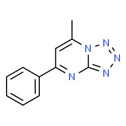 ChemSpider 2D Image | 7-Methyl-5-phenyltetrazolo[1,5-a]pyrimidine | C11H9N5