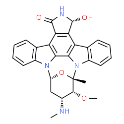 ChemSpider 2D Image | 7-Hydroxystaurosporine | C28H26N4O4