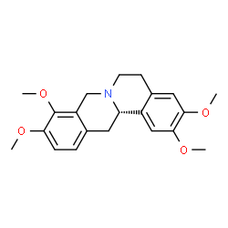 ChemSpider 2D Image | (S)-(-)-tetrahydropalmatine | C21H25NO4