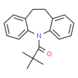 ChemSpider 2D Image | 1-(10,11-Dihydro-dibenzo[b,f]azepin-5-yl)-2,2-dimethyl-propan-1-one | C19H21NO