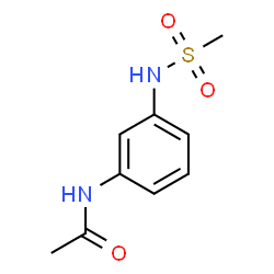 ChemSpider 2D Image | N-(3-methanesulfonamidophenyl)acetamide | C9H12N2O3S