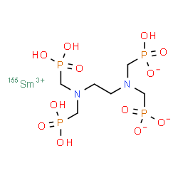 ChemSpider 2D Image | samarium (153Sm) lexidronam | C6H17N2O12P4155Sm