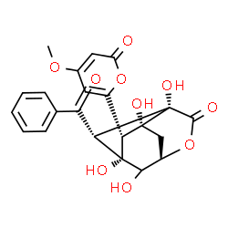 ChemSpider 2D Image | Vulgamycin | C22H20O10