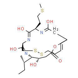 ChemSpider 2D Image | Thailandepsin A | C23H37N3O6S3