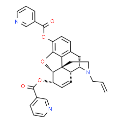 ChemSpider 2D Image | Nalorphine dinicotinate | C31H27N3O5
