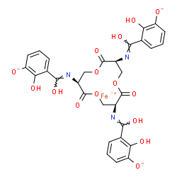 ChemSpider 2D Image | ferrienterobactin | C30H24FeN3O15