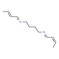 ChemSpider 2D Image | (1E,2Z,1'E,2'E)-N,N'-1,4-Butanediylbis(2-buten-1-imine) | C12H20N2
