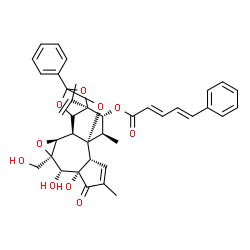 ChemSpider 2D Image | Mezerein | C38H38O10