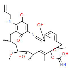 ChemSpider 2D Image | Tanespimycin | C31H43N3O8