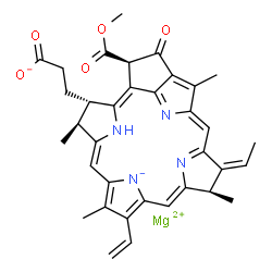 ChemSpider 2D Image | bacteriochlorophyllide g | C35H34MgN4O5