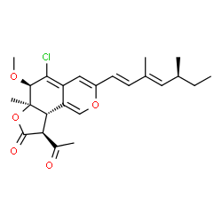 ChemSpider 2D Image | isochromophilone B | C24H29ClO5