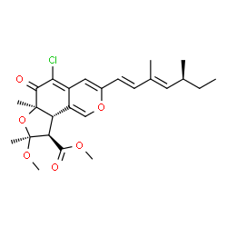 ChemSpider 2D Image | isochromophilone C | C25H31ClO6