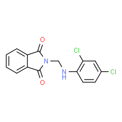 ChemSpider 2D Image | 2-[(2,4-Dichloro-phenylamino)-methyl]-isoindole-1,3-dione | C15H10Cl2N2O2