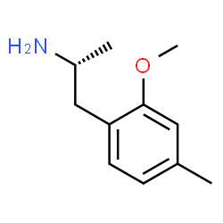 ChemSpider 2D Image | (2R)-1-(2-Methoxy-4-methylphenyl)-2-propanamine | C11H17NO
