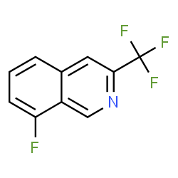 ChemSpider 2D Image | 8-Fluoro-3-(trifluoromethyl)isoquinoline | C10H5F4N