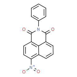 ChemSpider 2D Image | 6-Nitro-2-phenyl-benzo[de]isoquinoline-1,3-dione | C18H10N2O4