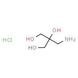ChemSpider 2D Image | 2-(Aminomethyl)-1,2,3-propanetriol hydrochloride (1:1) | C4H12ClNO3
