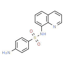 ChemSpider 2D Image | 4-Amino-N-(8-quinolinyl)benzenesulfonamide | C15H13N3O2S