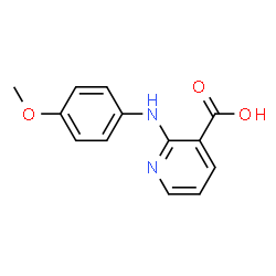 ChemSpider 2D Image | 2-[(4-Methoxyphenyl)amino]nicotinic acid | C13H12N2O3