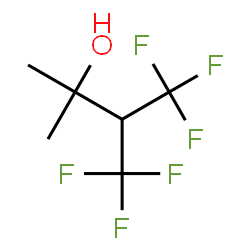 ChemSpider 2D Image | 4,4,4-Trifluoro-2-methyl-3-(trifluoromethyl)-2-butanol | C6H8F6O