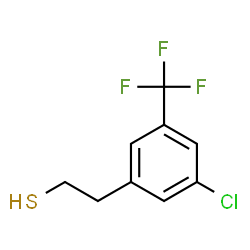 ChemSpider 2D Image | 2-[3-Chloro-5-(trifluoromethyl)phenyl]ethanethiol | C9H8ClF3S