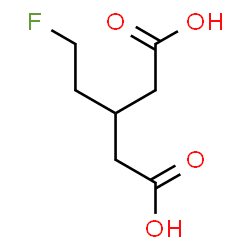ChemSpider 2D Image | 3-(2-Fluoroethyl)pentanedioic acid | C7H11FO4