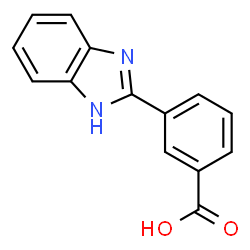 ChemSpider 2D Image | 3-(1H-Benzimidazol-2-yl)benzoic acid | C14H10N2O2