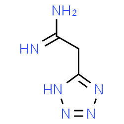 ChemSpider 2D Image | 2-(1H-Tetrazol-5-yl)ethanimidamide | C3H6N6