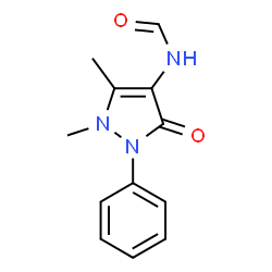 ChemSpider 2D Image | 4-Formamidoantipyrine | C12H13N3O2