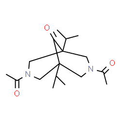ChemSpider 2D Image | 3,7-Diacetyl-1,5-diisopropyl-3,7-diazabicyclo[3.3.1]nonan-9-one | C17H28N2O3