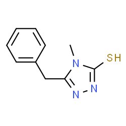 ChemSpider 2D Image | 5-BENZYL-4-METHYL-2H-1,2,4-TRIAZOLE-3-THIONE | C10H11N3S