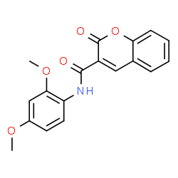 ChemSpider 2D Image | N-(2,4-Dimethoxyphenyl)-2-oxo-2H-chromene-3-carboxamide | C18H15NO5