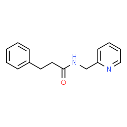 ChemSpider 2D Image | 3-Phenyl-N-(2-pyridinylmethyl)propanamide | C15H16N2O