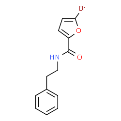 ChemSpider 2D Image | 5-Bromo-N-(2-phenylethyl)-2-furamide | C13H12BrNO2