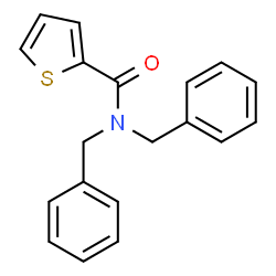 ChemSpider 2D Image | N,N-Dibenzyl-2-thiophenecarboxamide | C19H17NOS