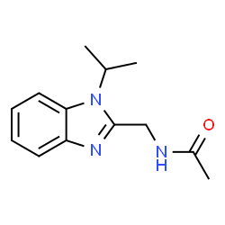 ChemSpider 2D Image | N-[(1-Isopropyl-1H-benzimidazol-2-yl)methyl]acetamide | C13H17N3O