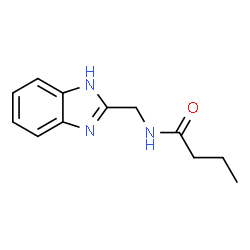 ChemSpider 2D Image | N-(1H-Benzimidazol-2-ylmethyl)butanamide | C12H15N3O
