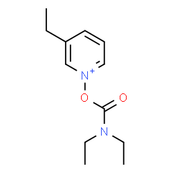 ChemSpider 2D Image | 1-[(Diethylcarbamoyl)oxy]-3-ethylpyridinium | C12H19N2O2