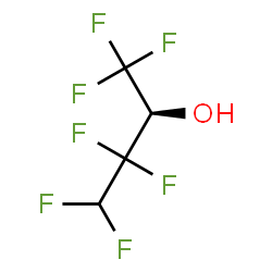 ChemSpider 2D Image | (2S)-1,1,1,3,3,4,4-Heptafluoro-2-butanol | C4H3F7O
