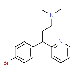 ChemSpider 2D Image | brompheniramine | C16H19BrN2