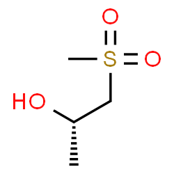 ChemSpider 2D Image | (2S)-1-(Methylsulfonyl)-2-propanol | C4H10O3S