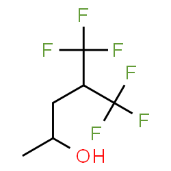 ChemSpider 2D Image | 5,5,5-Trifluoro-4-(trifluoromethyl)-2-pentanol | C6H8F6O